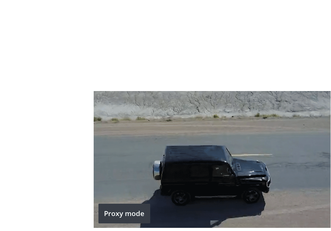 プロキシを再利用して時間と帯域幅を節約